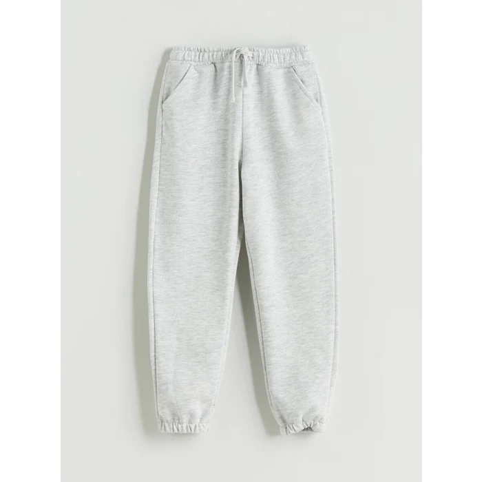 LCW Kids Antrasit Beli Lastikli Erkek Çocuk Jogger Eşofman Altı 2li