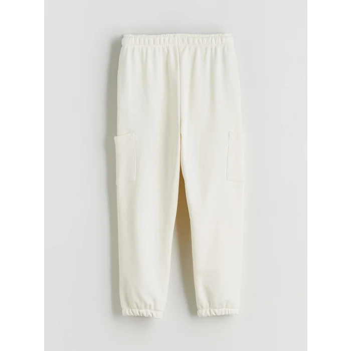 LCW Kids Bej Beli Lastikli Erkek Çocuk Jogger Eşofman Altı 2li