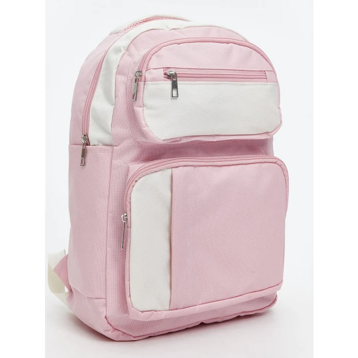 LCW ACCESSORIES Pembe Çok Bölmeli Kız Çocuk Okul Çantası