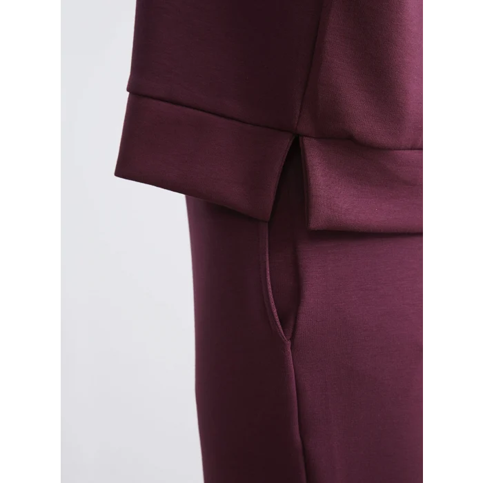 LCW Vision Mürdüm Bisiklet Yaka Oversize Kadın Sweatshirt