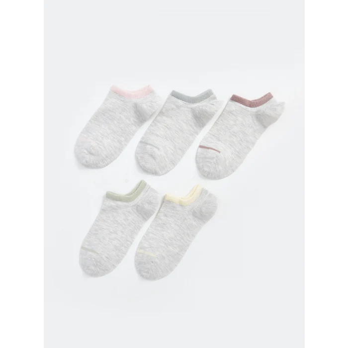 LCW DREAM Pembe Kadın Düz Patik Çorap 5li
