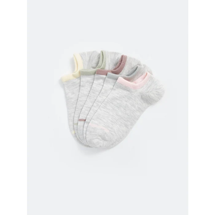 LCW DREAM Pembe Kadın Düz Patik Çorap 5li