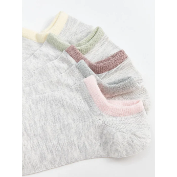 LCW DREAM Pembe Kadın Düz Patik Çorap 5li