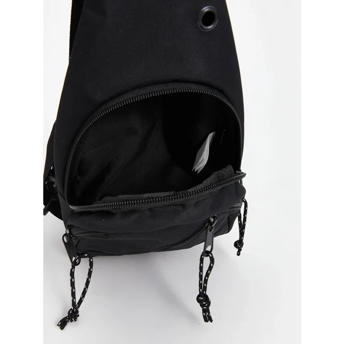 LCW ACCESSORIES Siyah Fermuarlı Erkek Göğüs Çantası