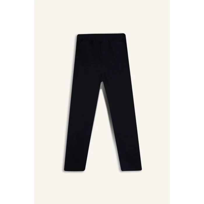 Defacto T8850A6NV253 Lacivert Erkek Çocuk Düz Paça Gabardin Okul Pantolonu