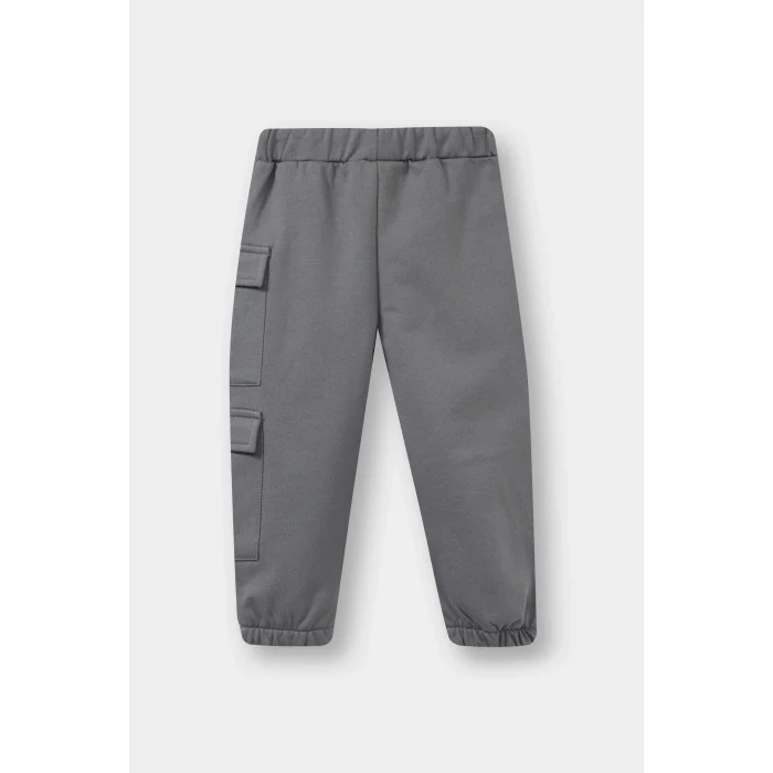 Defacto F5088A5GR211 Gri Erkek Bebek Beli Lastikli Eşofman Altı