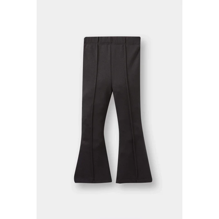 Defacto F4857A5ER134 Ekru Kız Bebek 2li Takım Baskılı Sweatshirt İspanyol Paça Tayt