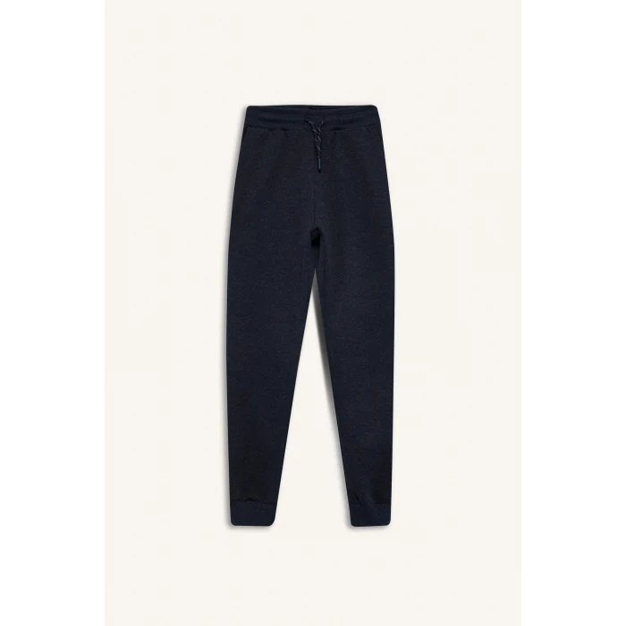Defacto K8846A6IN247 İndigo Erkek Çocuk Beli Lastikli Okul Jogger Eşofman Altı