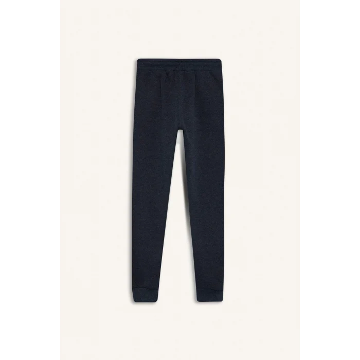 Defacto K8846A6IN247 İndigo Erkek Çocuk Beli Lastikli Okul Jogger Eşofman Altı