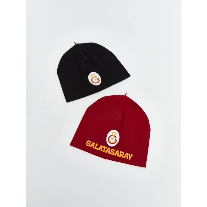 LCW ACCESSORIES Siyah Galatasaray Baskılı Erkek Çocuk Bere 2li