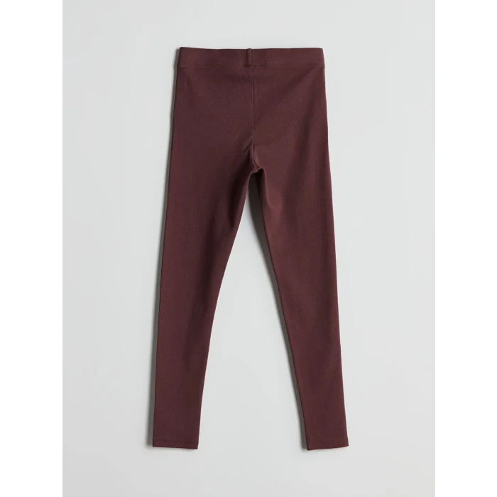 LCW Kids Mürdüm Beli Lastikli Kız Çocuk Tayt