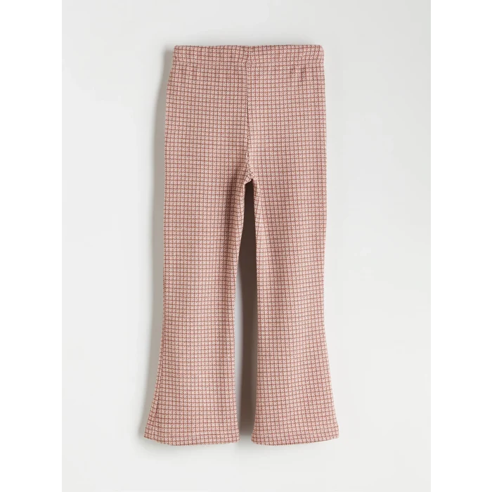 LCW Kids Kahverengi Beli Lastikli İspanyol Paça Kız Çocuk Tayt