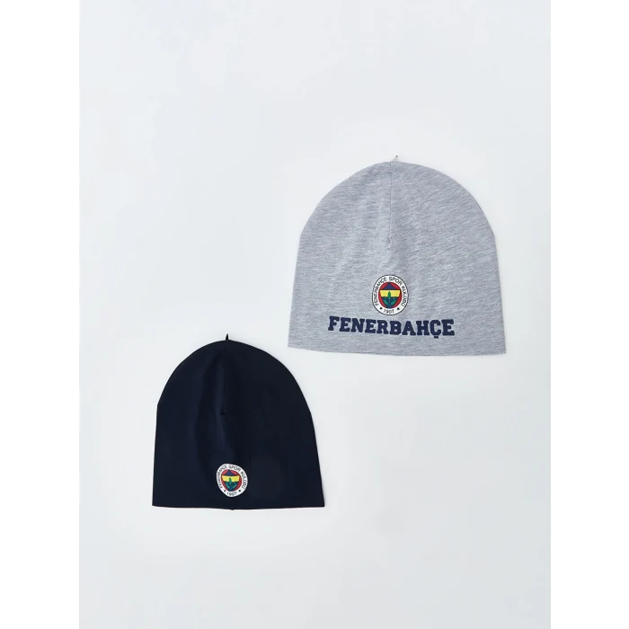 LCW ACCESSORIES Lacivert Baskılı Erkek Çocuk Bere 2li