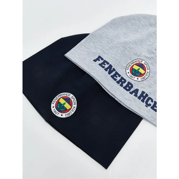 LCW ACCESSORIES Lacivert Baskılı Erkek Çocuk Bere 2li