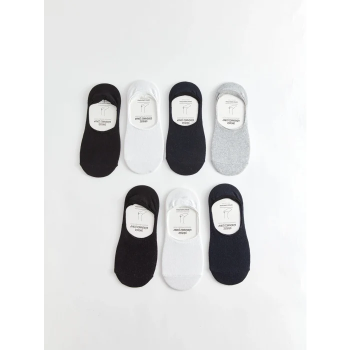 LCW ACCESSORIES Karişik Düz Erkek Babet Çorap 7li