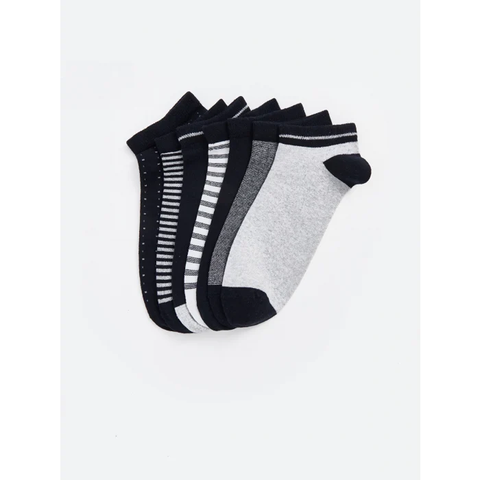 LCW ACCESSORIES Karişik Çizgili Erkek Patik Çorap 7li