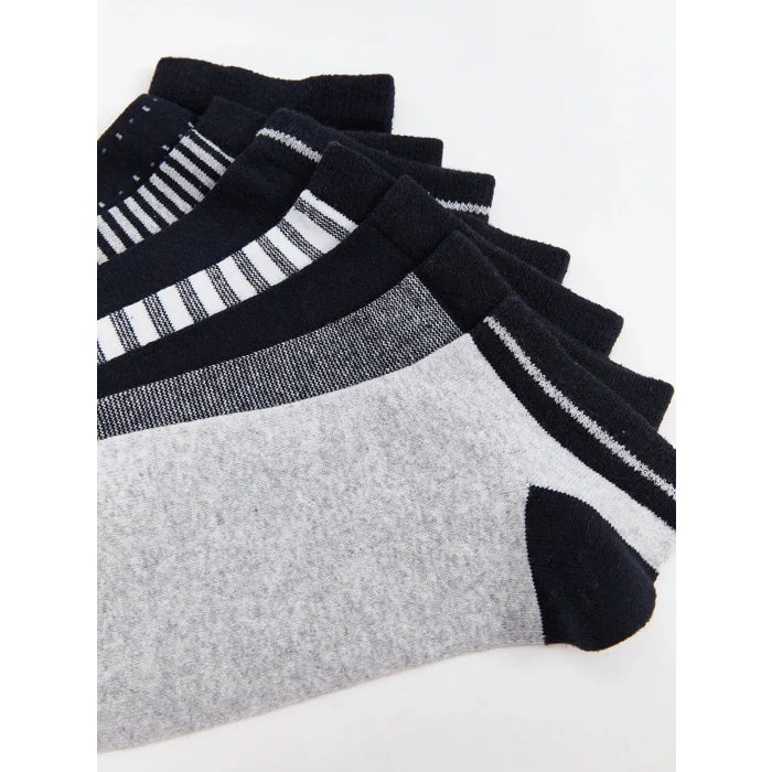 LCW ACCESSORIES Karişik Çizgili Erkek Patik Çorap 7li