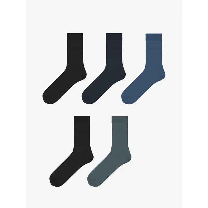 LCW ACCESSORIES Karişik Bambu Erkek Soket Çorap 5li