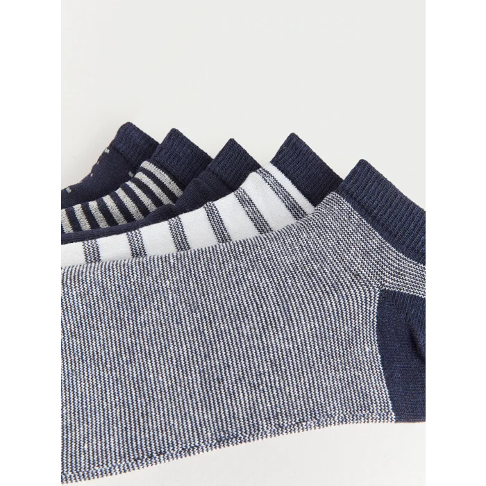 LCW ACCESSORIES Karişik Desenli Erkek Patik Çorap 5li