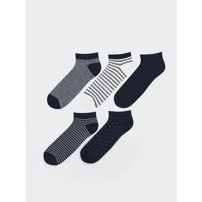 LCW ACCESSORIES Karişik Çizgili Erkek Patik Çorap 5li