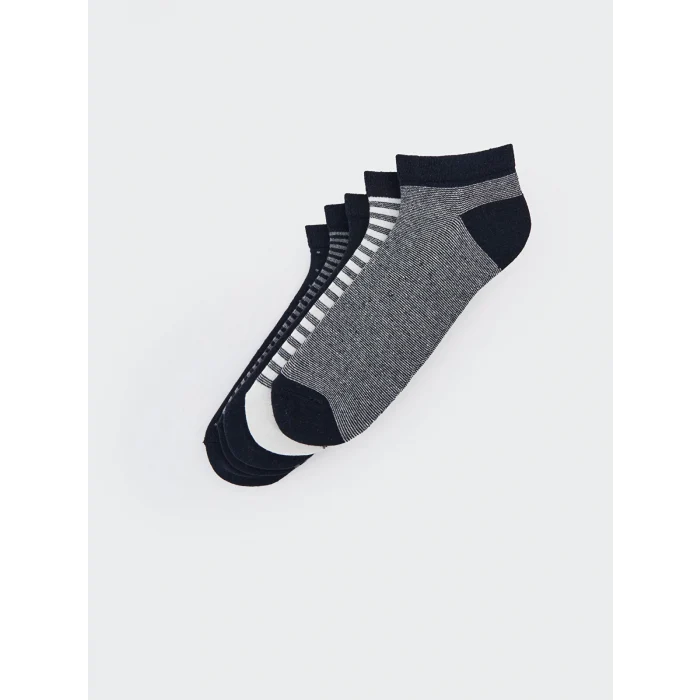 LCW ACCESSORIES Karişik Çizgili Erkek Patik Çorap 5li