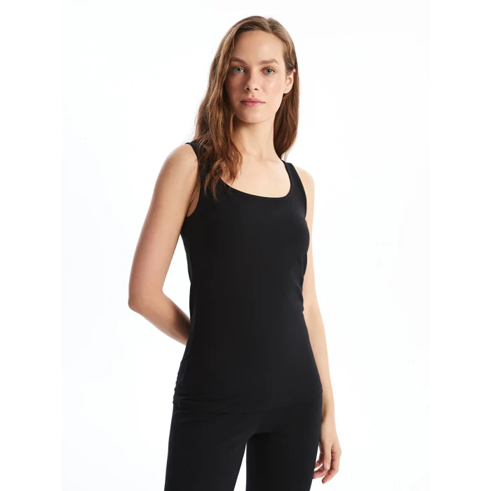 LCW DREAM Siyah U Yaka Kadın Atlet