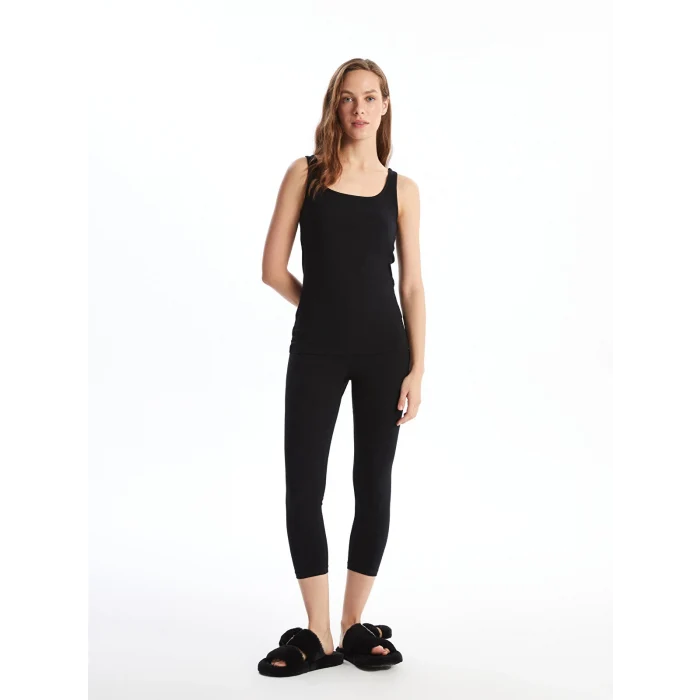 LCW DREAM Siyah U Yaka Kadın Atlet