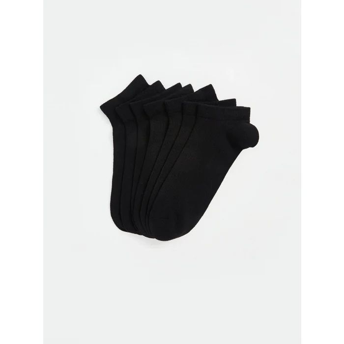 LCW ACCESSORIES Siyah Erkek Patik Çorap 7li