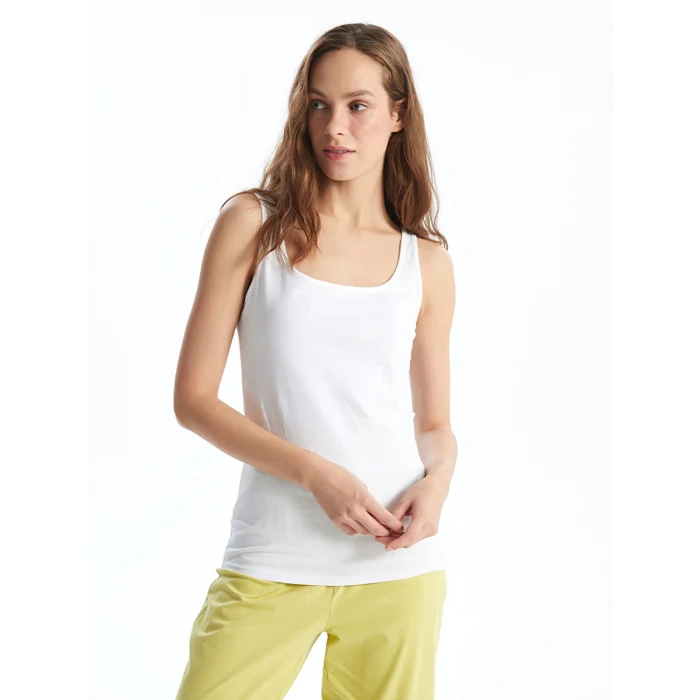 LCW DREAM Beyaz U Yaka Kadın Atlet