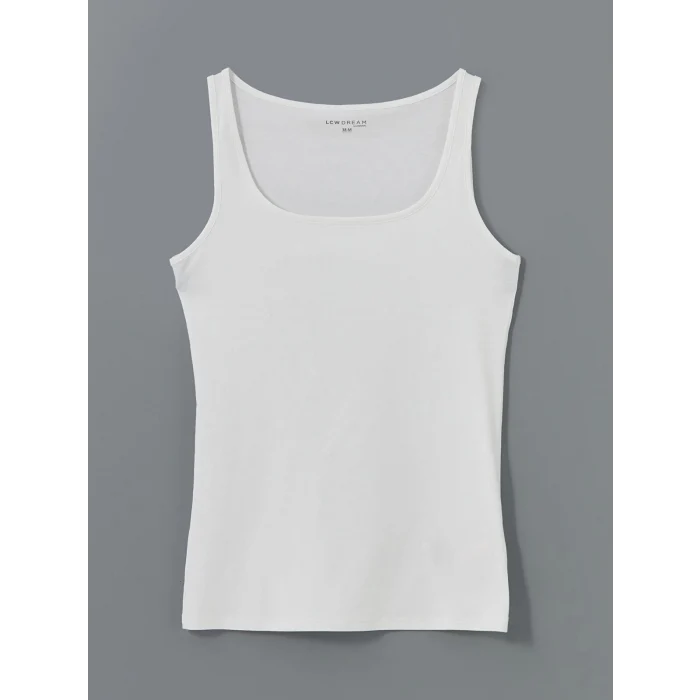 LCW DREAM Beyaz U Yaka Kadın Atlet