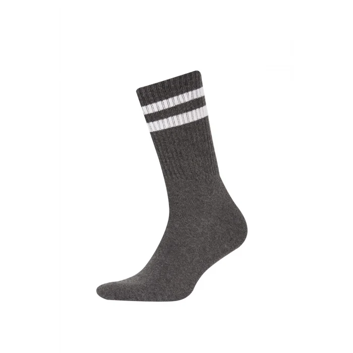 Defacto A6073 Çok Renkli Erkek 5li Pamuklu Uzun Çorap