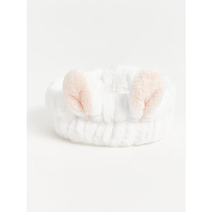 LCW Kids Pembe Kız Çocuk Ev Çorabı ve Saç Bandı