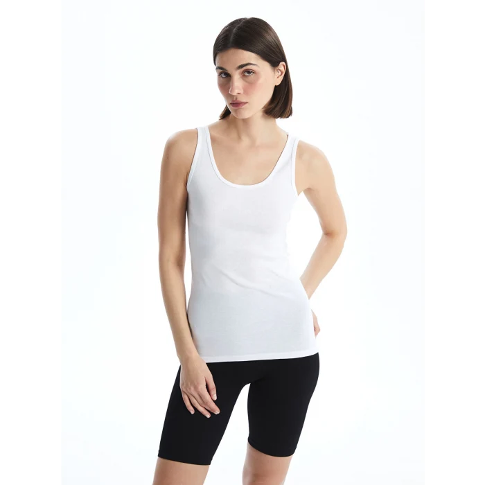 LCW DREAM Beyaz U Yaka Kadın Atlet