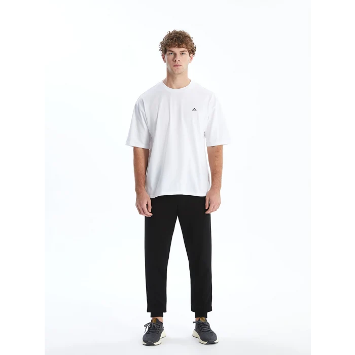 XSIDE ACTIVE Beyaz Bisiklet Yaka Kısa Kollu Erkek Spor Tişört