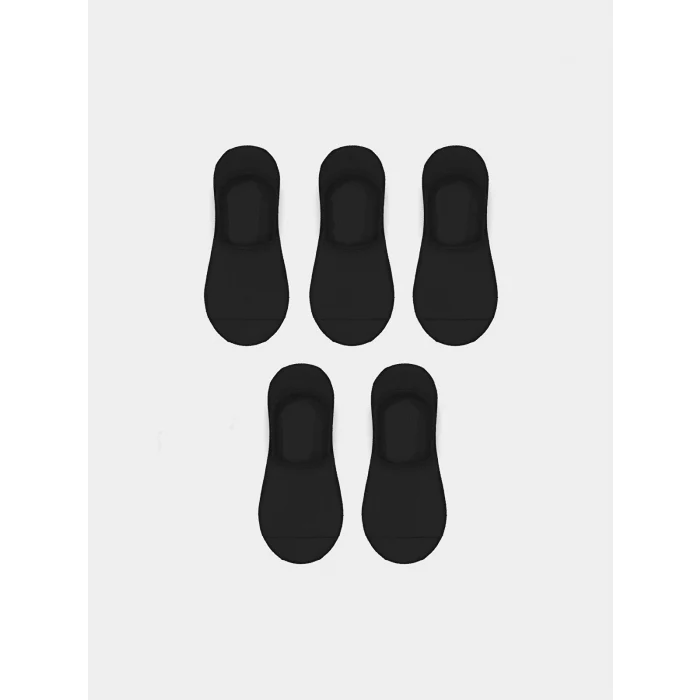 LCW ACCESSORIES Siyah Erkek Babet Çorap 5li