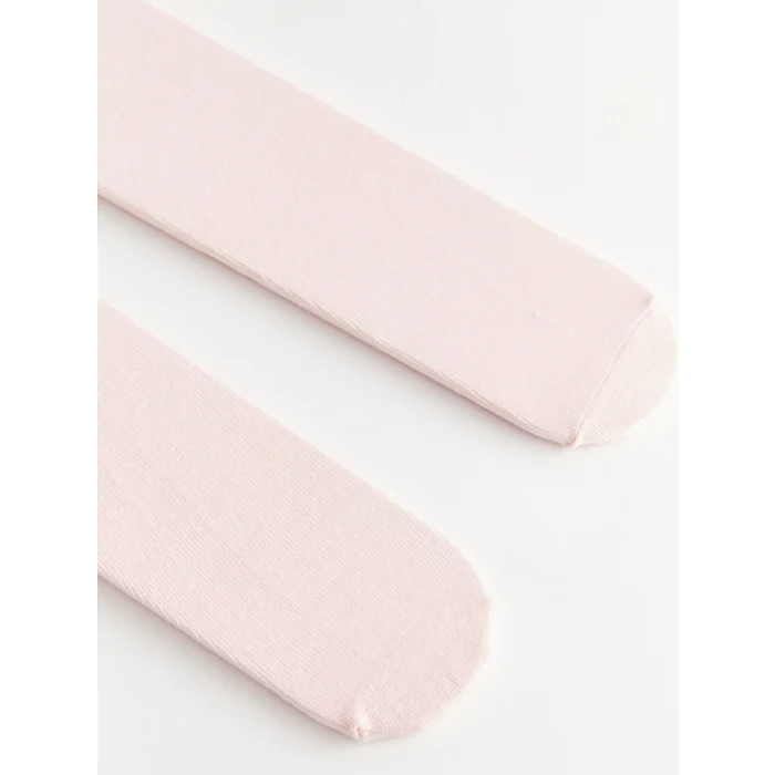 LCW baby Pembe Basic Kız Bebek Külotlu Çorap 2li