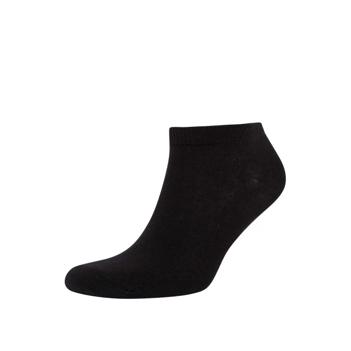 Defacto J6444 Siyah Erkek 5li Patik Çorap