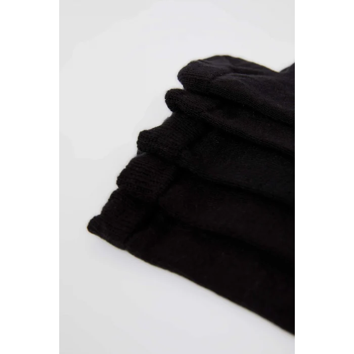 Defacto J6444 Siyah Erkek 5li Patik Çorap