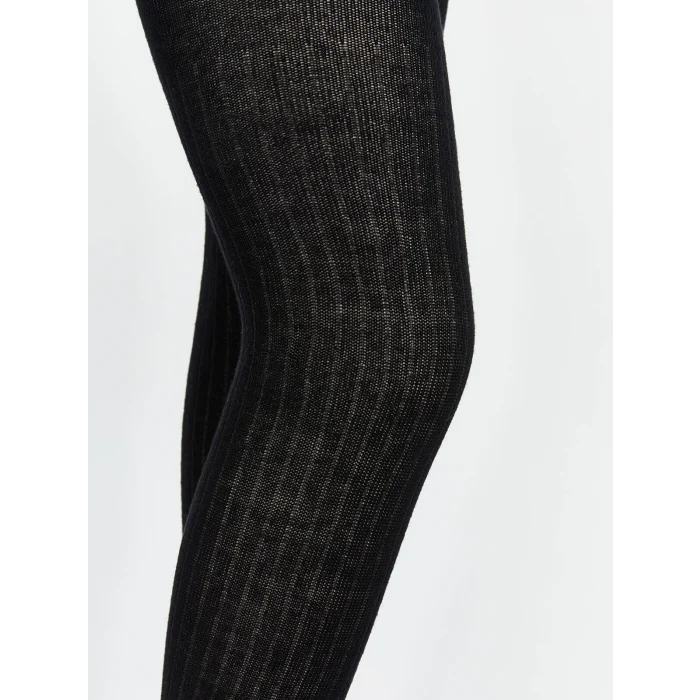 LCW Kids Siyah Basic Kız Çocuk Külotlu Çorap 2li