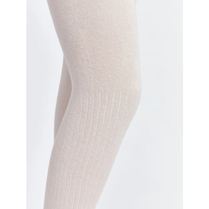 LCW Kids Pembe Kendinden Desenli Kız Çocuk Külotlu Çorap 2li