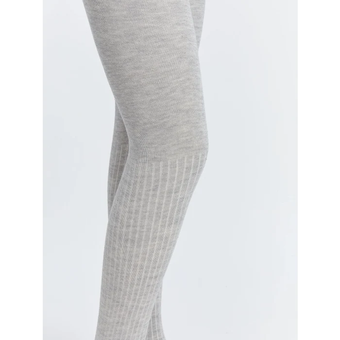 LCW Kids Pembe Kendinden Desenli Kız Çocuk Külotlu Çorap 2li