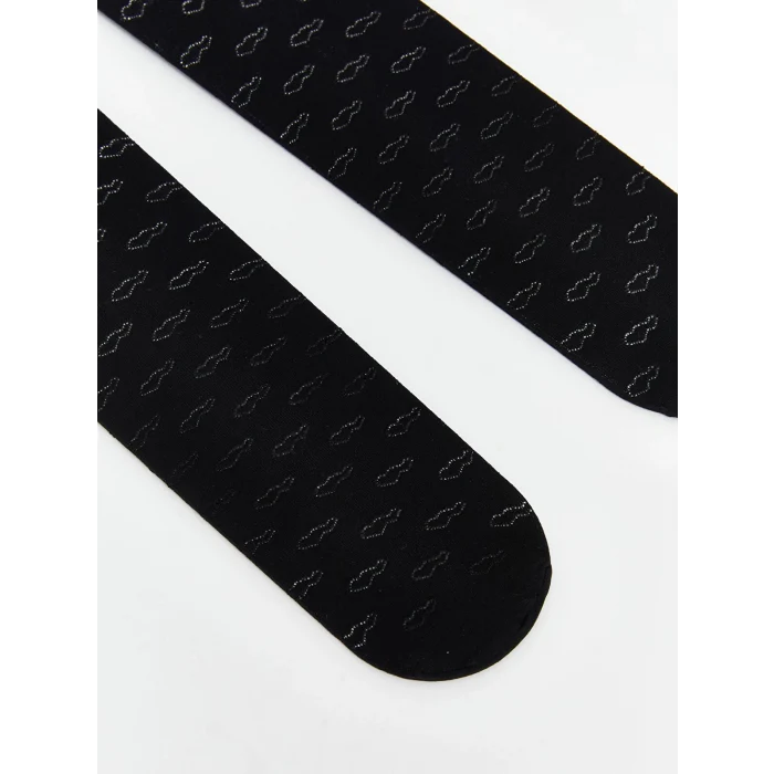 LCW Kids Beyaz Desenli Kız Çocuk Külotlu Çorap 2li