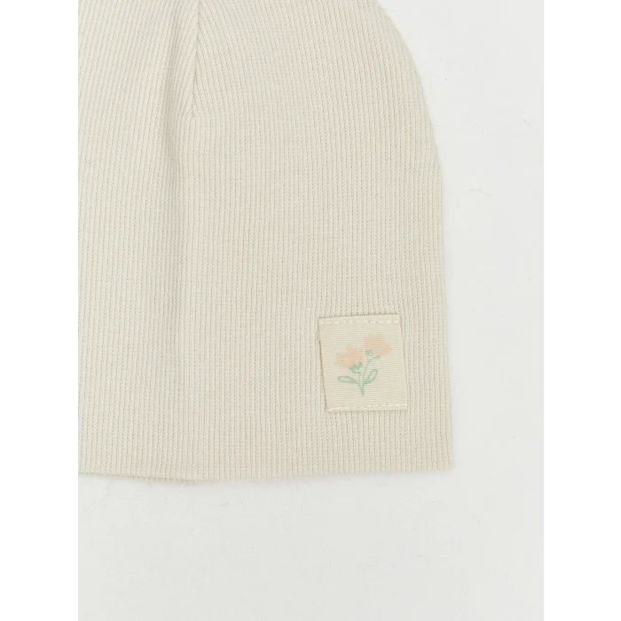 LCW baby Pembe Çiçek Nakışlı Kız Bebek Bere 2li