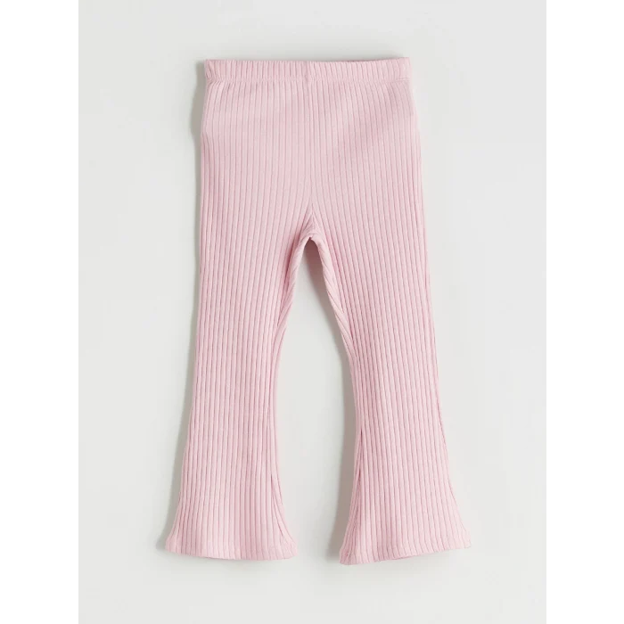 LCW Kids Pembe Beli Lastikli Kız Çocuk Tayt