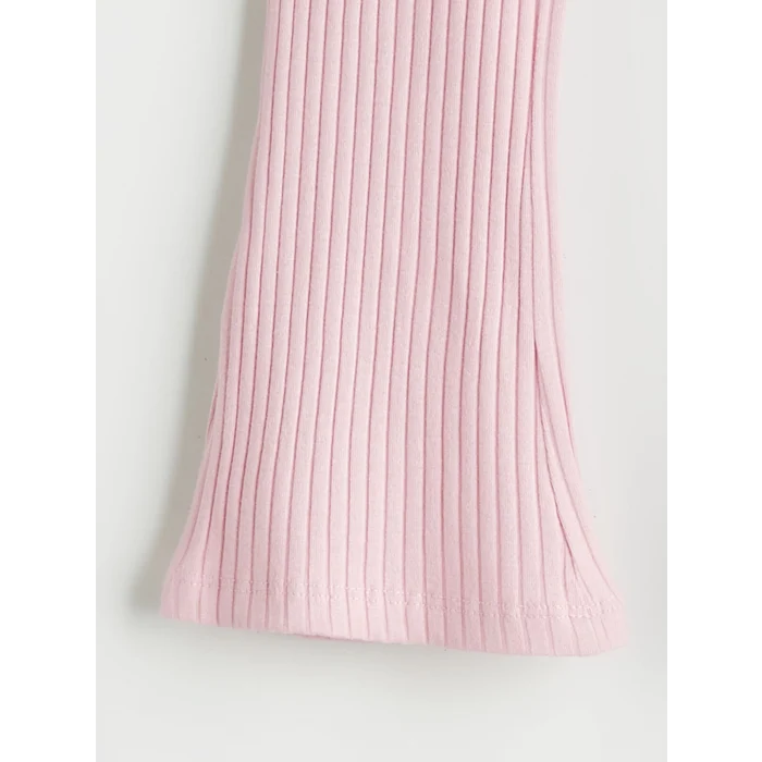 LCW Kids Pembe Beli Lastikli Kız Çocuk Tayt