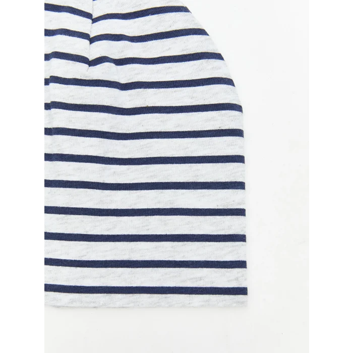 LCW baby Lacivert Baskılı Erkek Bebek Bere 2li