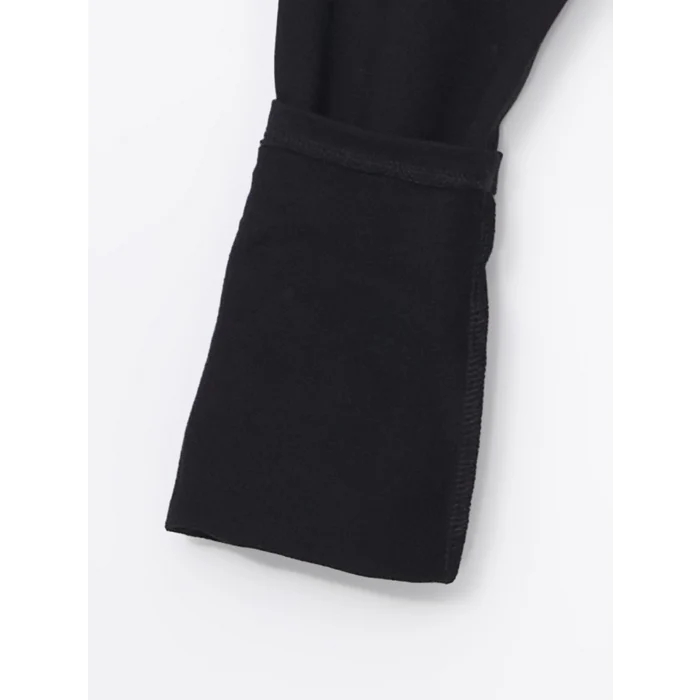 LCW Kids Siyah Beli Lastikli Kız Çocuk Tayt