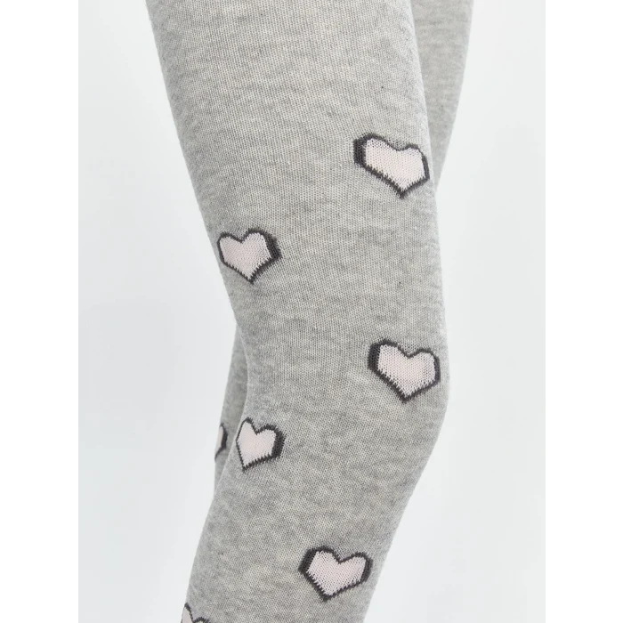 LCW Kids Gri Kız Çocuk Külotlu Çorap 2li
