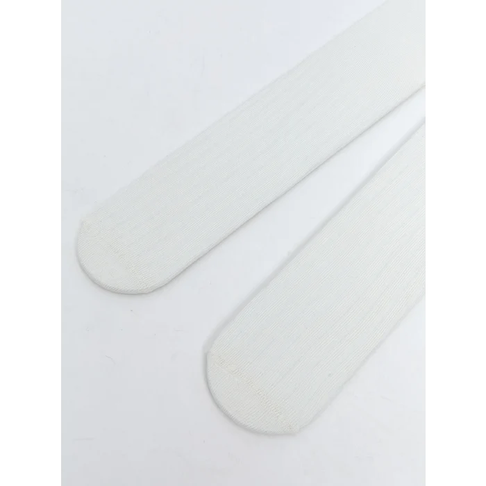 LCW baby Ekru Basic Kız Bebek Külotlu Çorap 2li