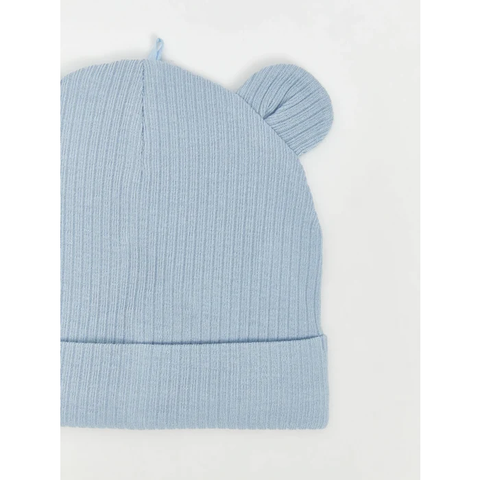 LCW baby Ekru Kulak Detaylı Erkek Bebek Bere 2li